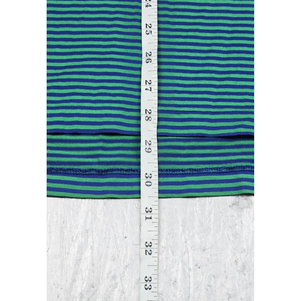 VTG Polo Golf Ralph Lauren Polo Shirt Mens XL Green Blue Stripe Milburn CC